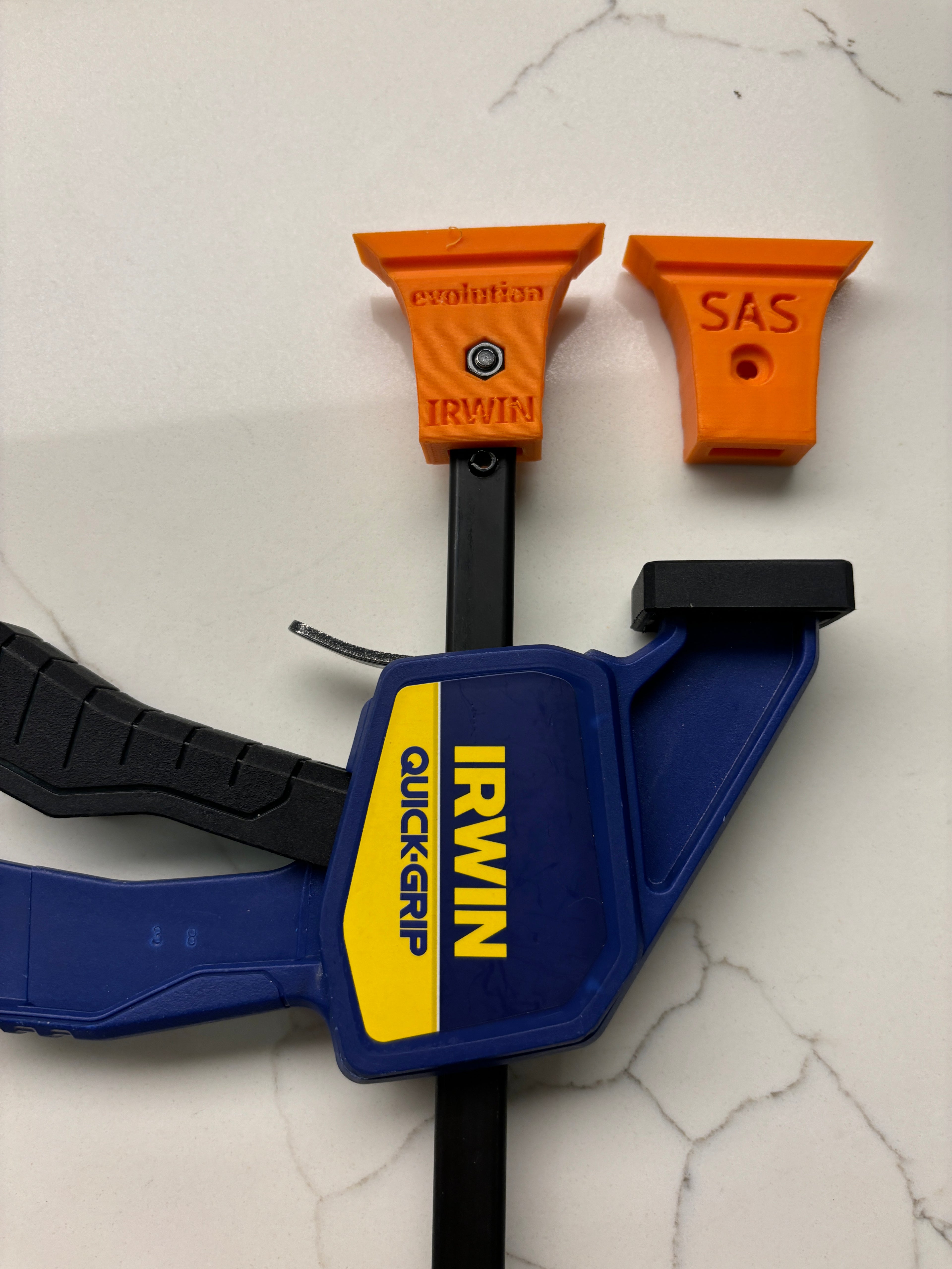 Evolution track Saw guide rail clamp feet (PK 2) - For Irwin Quick Grip