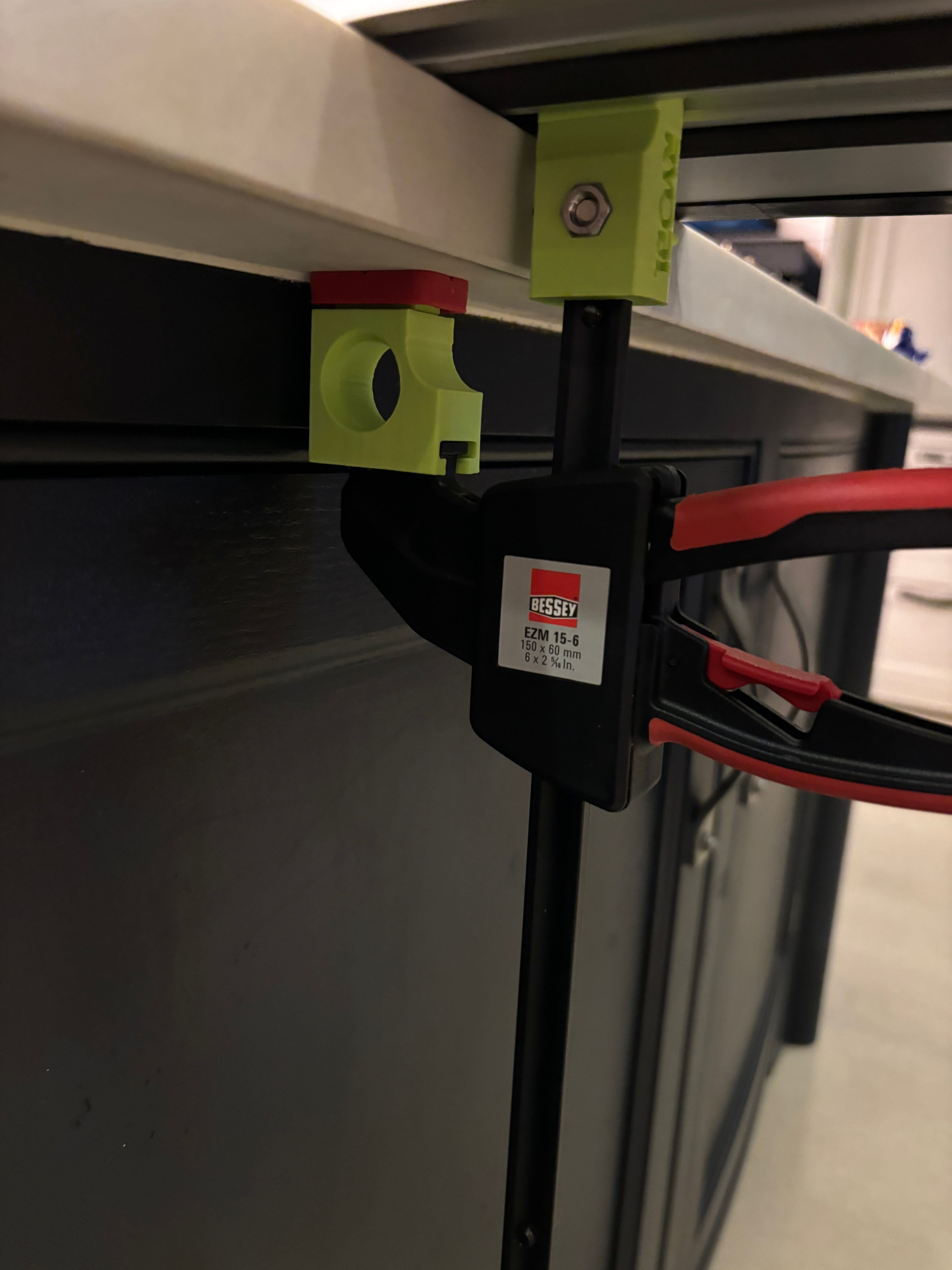 Ryobi track saw guide rail clamp adaptor feet - to fit Bessey Clamp (PAIR) 2x