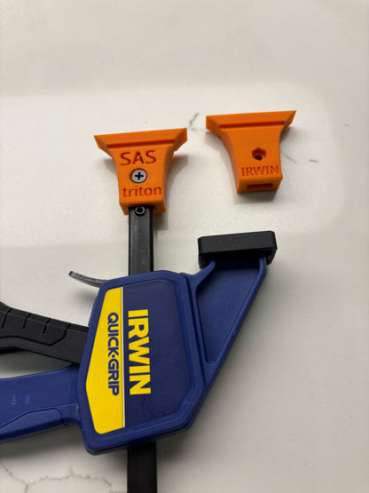 TOOLAX Adaptor Set (2-Pack) – Fits Triton Guide Rail - Irwin Quick-Grip Clamps