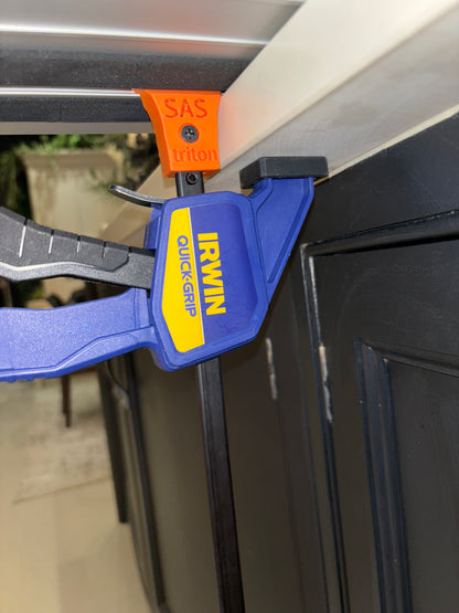 TOOLAX Adaptor Set (2-Pack) – Fits Triton Guide Rail - Irwin Quick-Grip Clamps