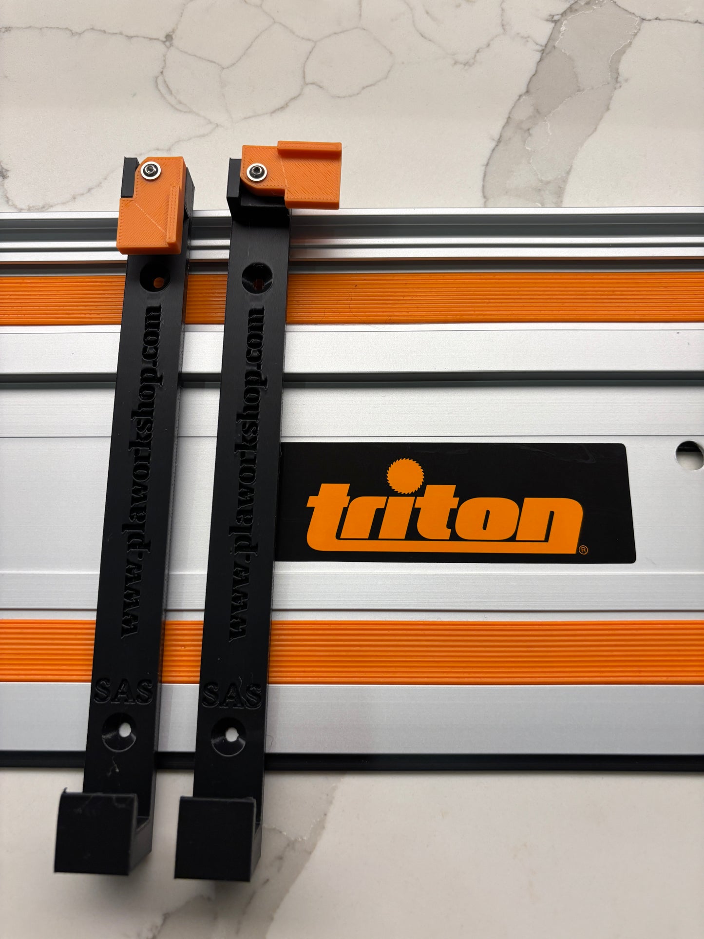 Triton Guide Rail Track Rack / Track Saw Wall Mounting Brackets. 1 PAIR