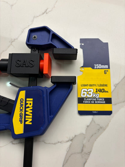 Irwin Quick-Grip Edge Clamp Accessory for Trim edging or Veneer Crafting Project