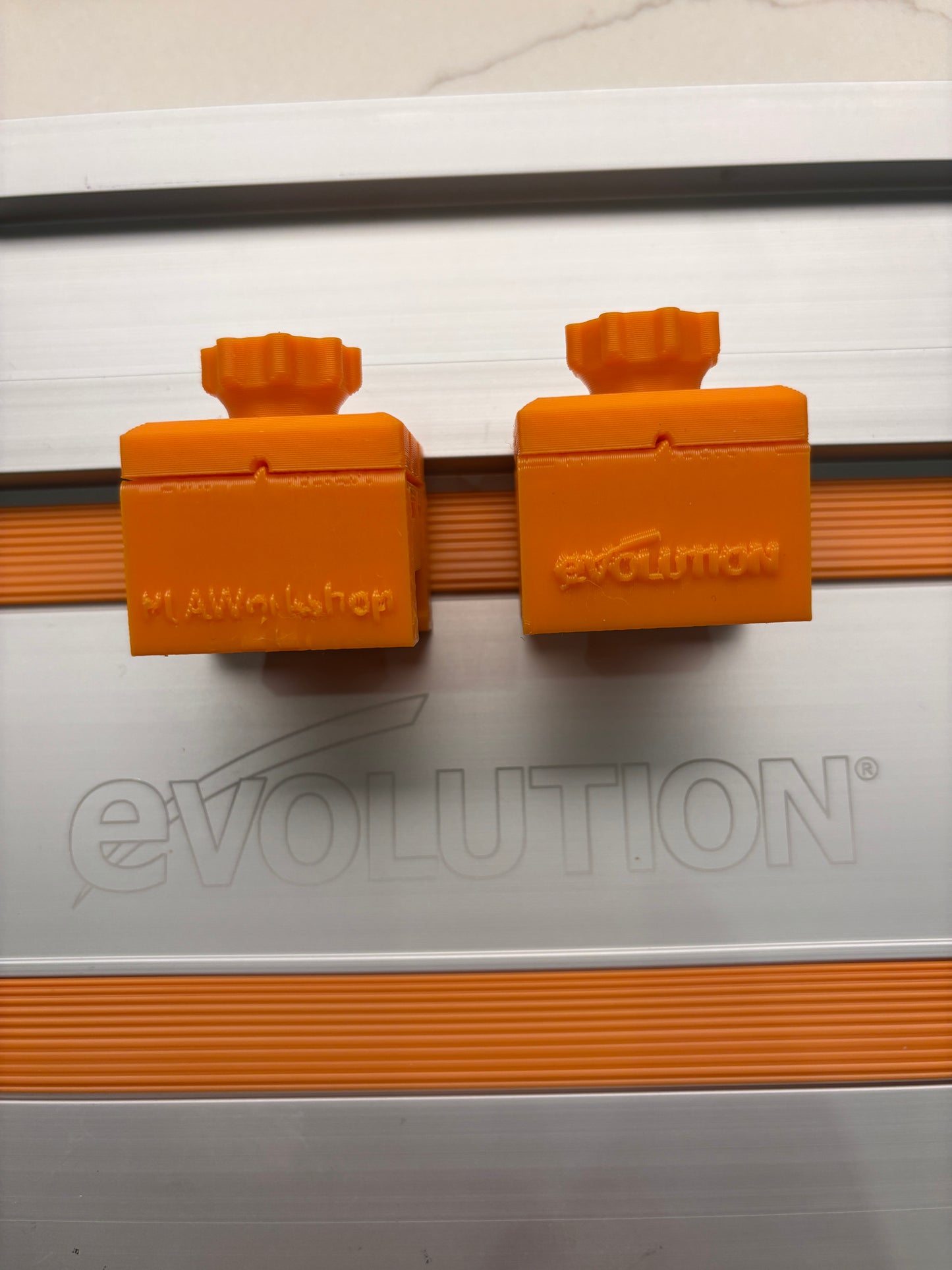 Evolution Plunge Stops /Guide Rail Stops / Track Limits / Anti Kickback /  Repetitive Cuts 1 PAIR