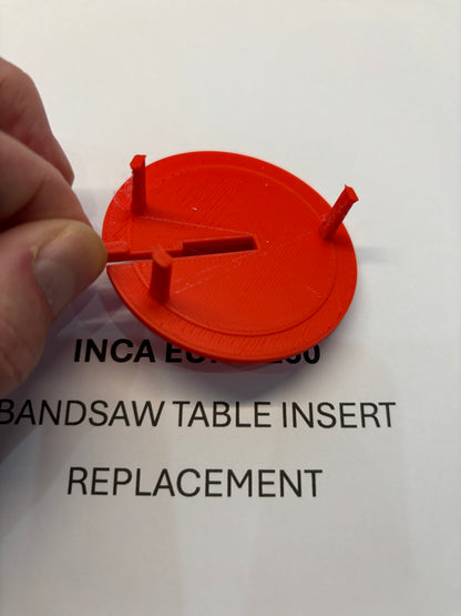 2x TOOLAX Bandsaw Table Inserts to fit INCA EURO 260