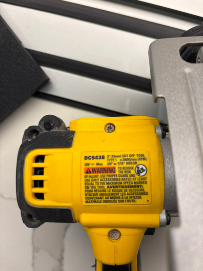 Dewalt DCS438 Adaptor base / Skid plate for Circular Saw to fit Dewalt Guide rail