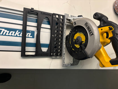 TOOLAX Adapter Base / Skid Plate / Shoe for DeWalt DCS391 / DCS565 – Fits Makita Guide Rail