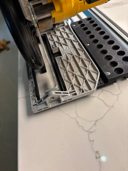 TOOLAX Adapter Base / Skid Plate / Shoe for DeWalt DCS391 / DCS565 – Fits Makita Guide Rail