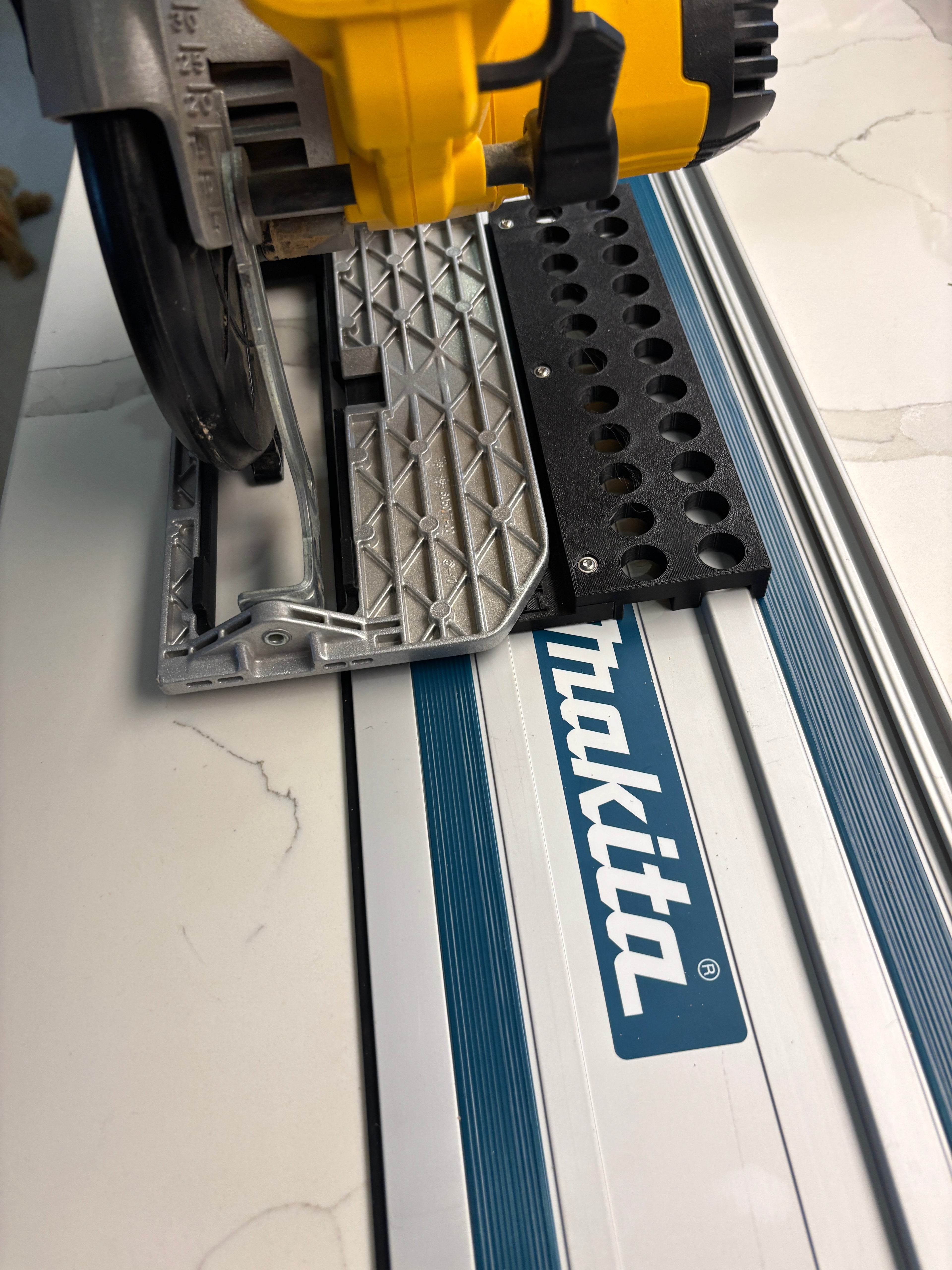 Dewalt DCS391 / DCS565 Adaptor base / Skid plate for Circular Saw to fit Makita Guide rail