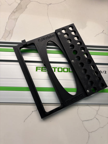TOOLAX Adapter Base / Skid Plate / Shoe for DeWalt DCS391 / DCS565 – Fits Festool Guide Rail