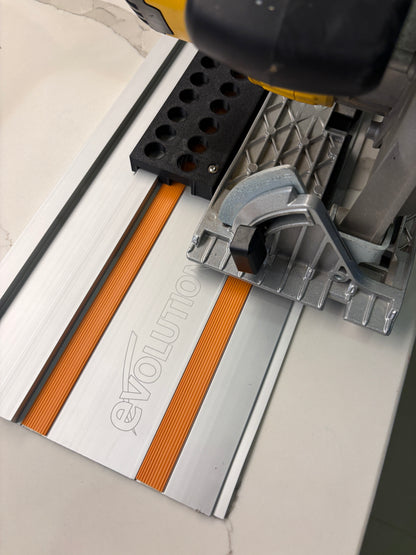 TOOLAX Adapter Base / Skid Plate / Shoe for DeWalt DCS391 / DCS565 – Fits Evolution Guide Rail