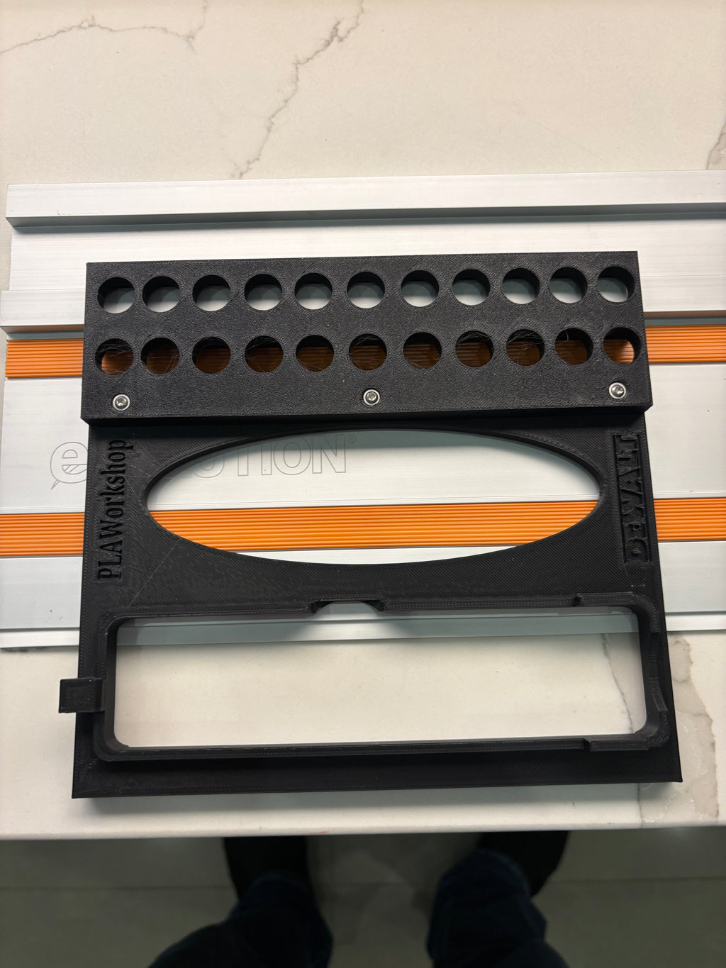 Dewalt DCS391 / DCS565 Adaptor base / Skid plate for Circular Saw to fit Evolution Guide rail