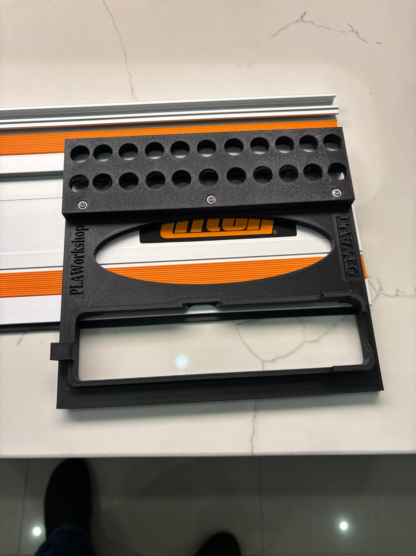 Dewalt DCS391 / DCS565 Adaptor base / Skid plate for Circular Saw to fit Triton Guide rail