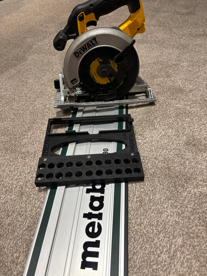 Dewalt DCS391 / DCS565 Adaptor base / Skid plate for Circular Saw to fit Metabo Guide rail