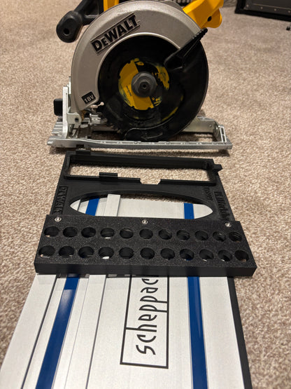 Dewalt DCS391 / DCS565 Adaptor base / Skid plate for Circular Saw to fit Scheppach Guide rail