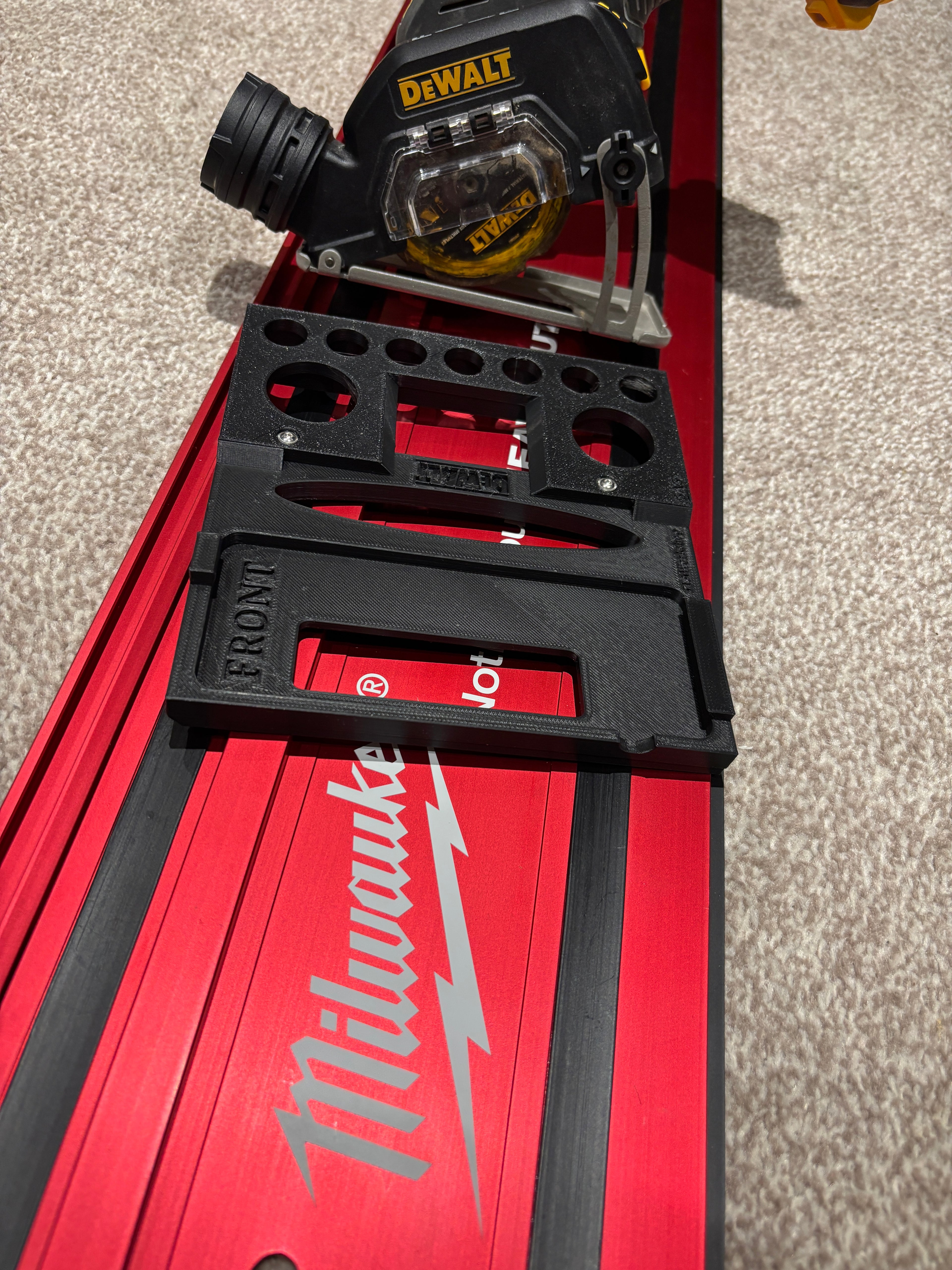 Dewalt DCS438 Adaptor base / Skid plate for Circular Saw to fit Milwaukee Guide rail