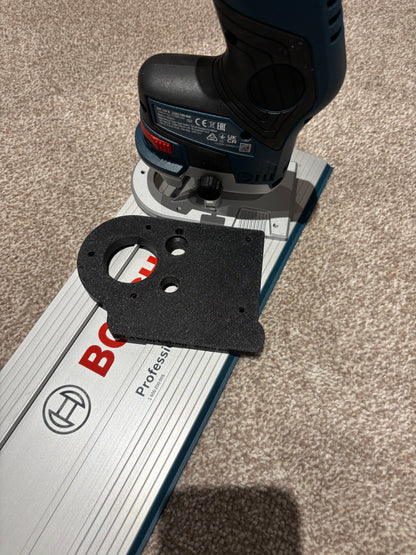 Bosch GKF 12V-8 Cordless Edge Trim Router Base Guide Rail Adapter to Bosch Track / Guide Rail