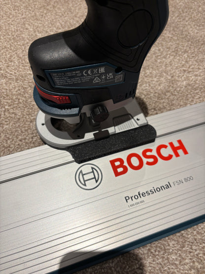 Bosch GKF 12V-8 Cordless Edge Trim Router Base Guide Rail Adapter to Bosch Track / Guide Rail