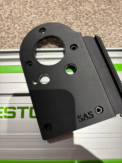 Bosch GKF 12V-8 Cordless Edge Trim Router Base Guide Rail Adapter to Festool Track / Guide Rail