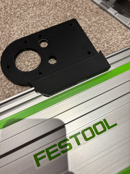 Bosch GKF 12V-8 Cordless Edge Trim Router Base Guide Rail Adapter to Festool Track / Guide Rail