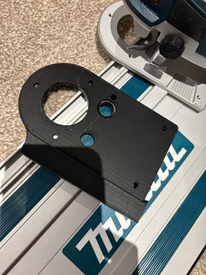 Bosch GKF 12V-8 Cordless Edge Trim Router Base Guide Rail Adapter to Makita Track / Guide Rail