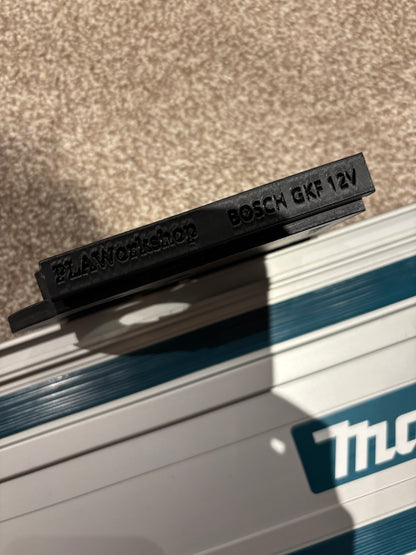 Bosch GKF 12V-8 Cordless Edge Trim Router Base Guide Rail Adapter to Makita Track / Guide Rail