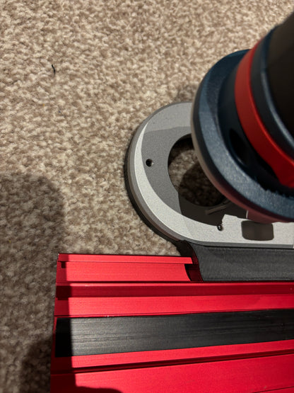 Bosch GKF 12V-8 Cordless Edge Trim Router Base Guide Rail Adapter to Milwaukee Track / Guide Rail