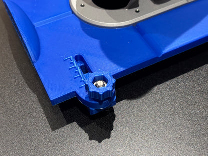 BOSCH GKF 12V - 8 Router base jig for making mortises / slot mortises / grooves