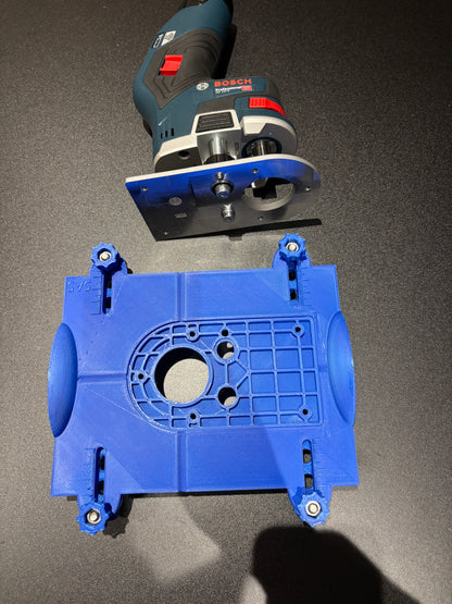 BOSCH GKF 12V - 8 Router base jig for making mortises / slot mortises / grooves