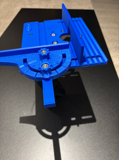 Bosch GKF 12V - 8 Mini Bench Top Router Table with Angle/Fence Guide for Woodworking Bench