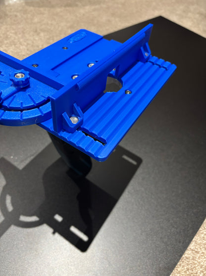 Bosch GKF 12V - 8 Mini Bench Top Router Table with Angle/Fence Guide for Woodworking Bench