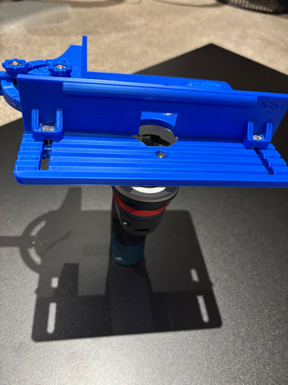 Bosch GKF 12V - 8 Mini Bench Top Router Table with Angle/Fence Guide for Woodworking Bench