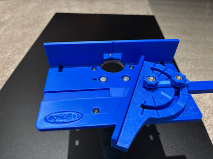 Bosch GKF 12V - 8 Mini Bench Top Router Table with Angle/Fence Guide for Woodworking Bench