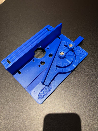 Bosch GKF 12V - 8 Mini Bench Top Router Table with Angle/Fence Guide for Woodworking Bench