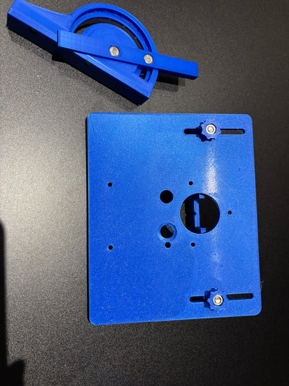 Bosch GKF 12V - 8 Mini Bench Top Router Table with Angle/Fence Guide for Woodworking Bench