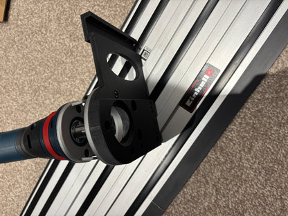 Bosch GKF 12V-8 Cordless Edge Trim Router Base Guide Rail Adapter to Einhell Track / Guide Rail