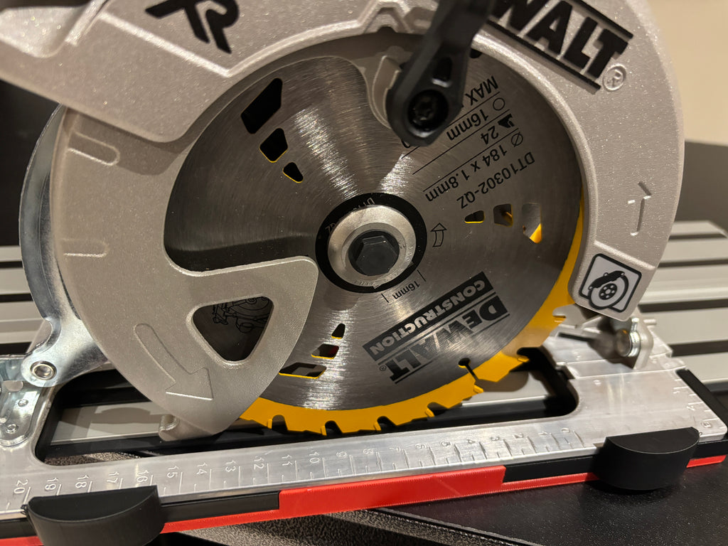 Dewalt DCS570 DWE575 DCS575 DCS578 DCS573 Adaptor base / Skid plate for Circular Saw to fit Dewalt Guide rail
