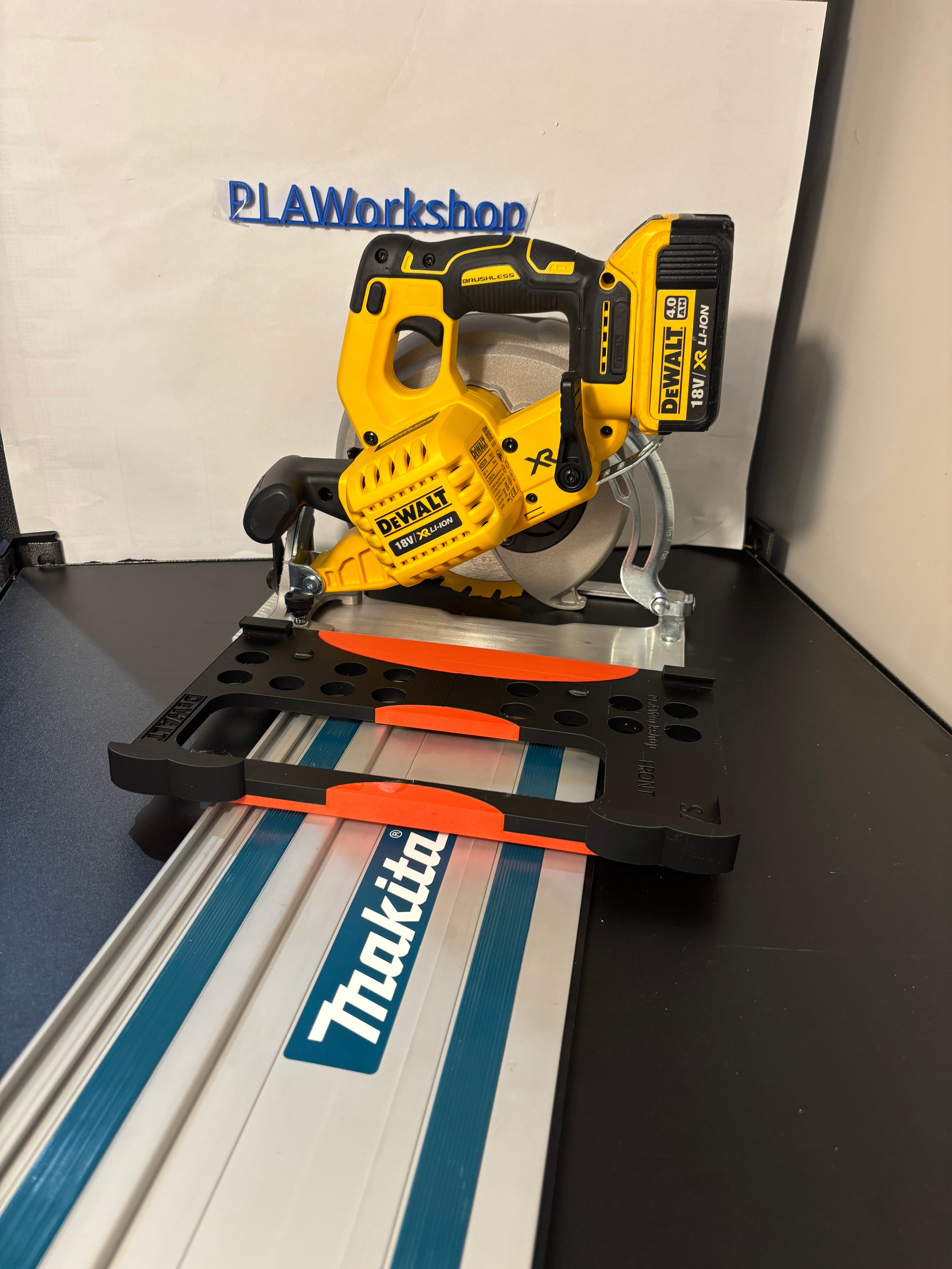 Dewalt DCS570 DWE575 DCS575 DCS578 DCS573 Adaptor base / Skid plate for Circular Saw to fit Makita Guide rail