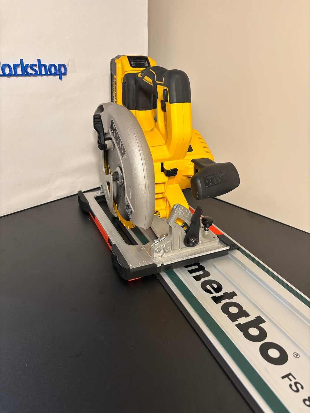 Dewalt DCS570 DWE575 DCS575 DCS578 DCS573 Adaptor base / Skid plate for Circular Saw to fit Metabo Guide rail
