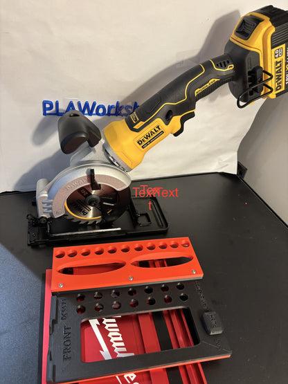 Dewalt DCS571 Circular Saw Adaptor base / Skid plate or Shoe to fit Milwaukee Guide rail
