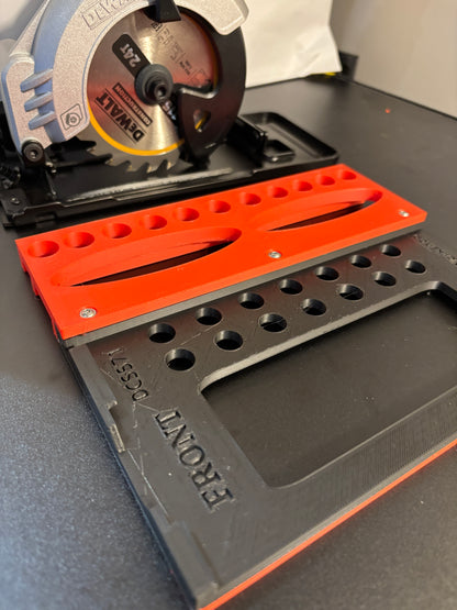 Dewalt DCS571 Circular Saw Adaptor base / Skid plate or Shoe to fit Milwaukee Guide rail