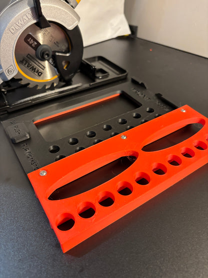 Dewalt DCS571 Circular Saw Adaptor base / Skid plate or Shoe to fit Milwaukee Guide rail