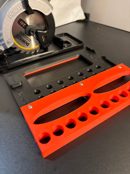 Dewalt DCS571 Circular Saw Adaptor base / Skid plate or Shoe to fit Milwaukee Guide rail