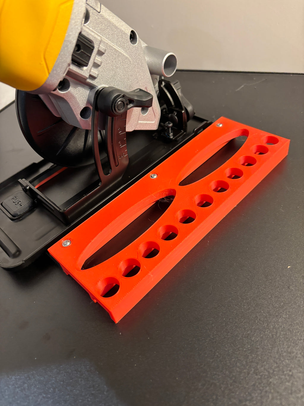 Dewalt DCS571 Circular Saw Adaptor base / Skid plate or Shoe to fit Makita Guide rail