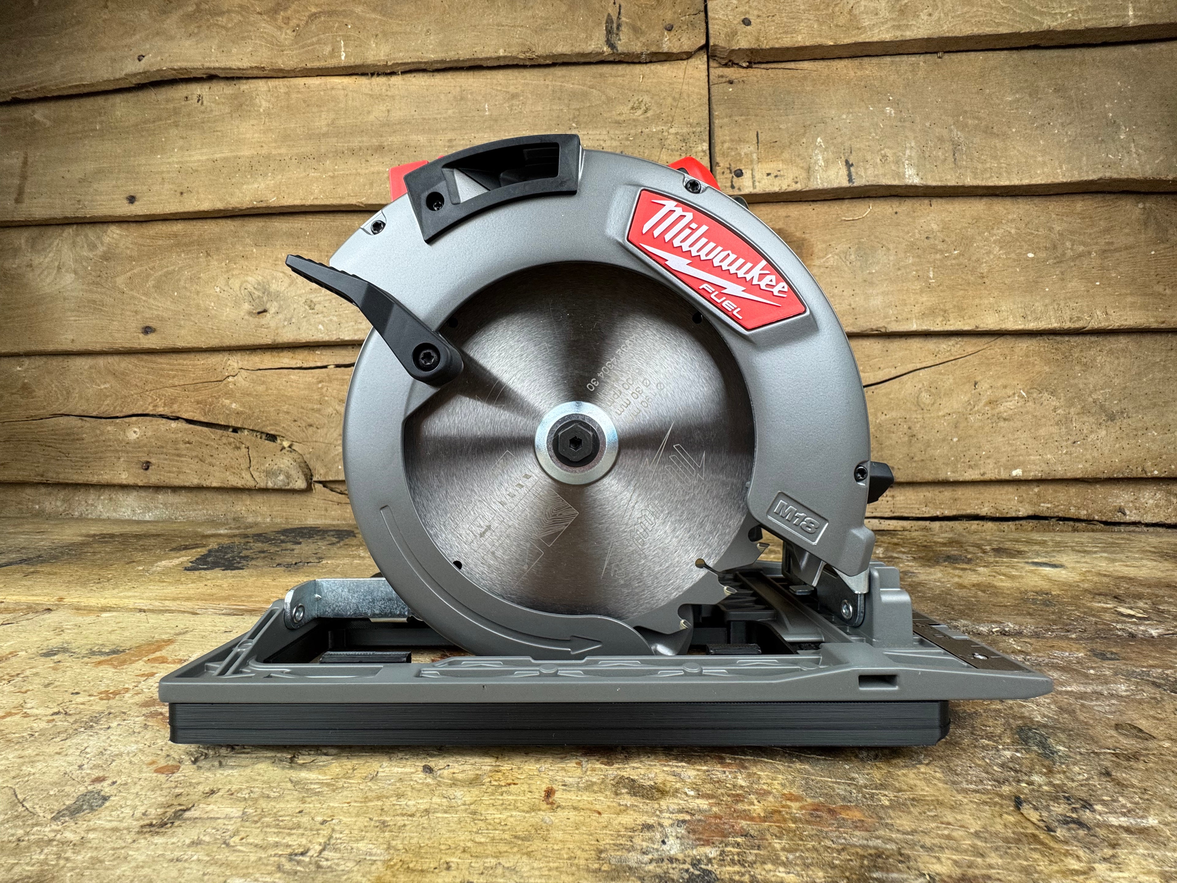 TOOLAX adaptor for Milwaukee M18 CCS66 Adaptor base / Skid plate for Circular Saw to fit Evolution Guide rail
