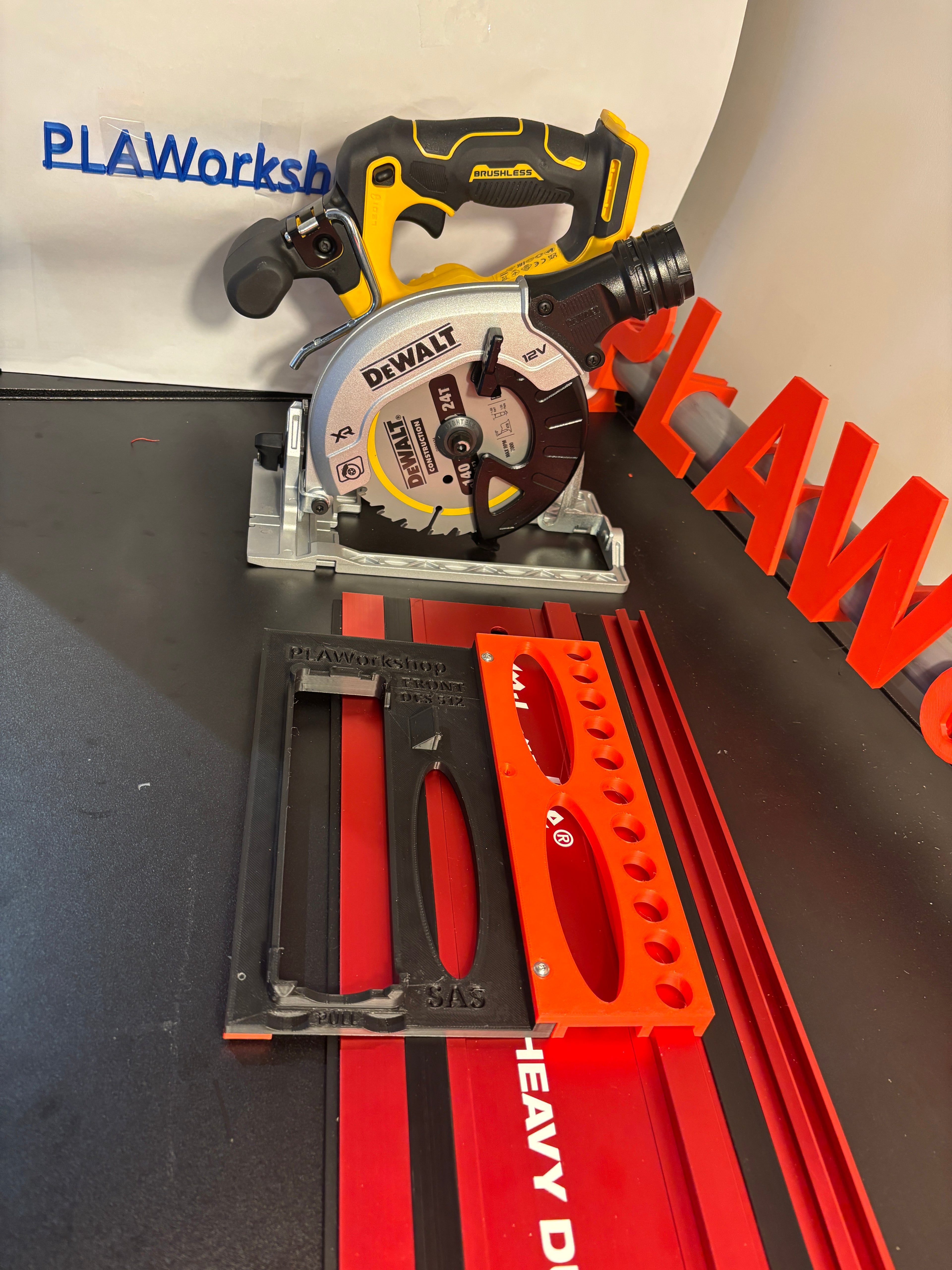 Dewalt DCS512 Adaptor base / Skid plate for Circular Saw to fit Milwaukee Guide rail