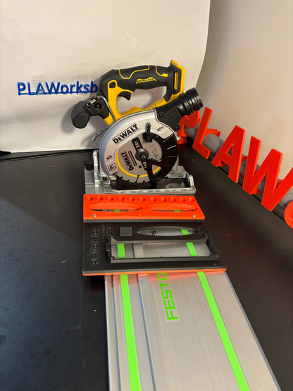 Dewalt DCS512 Adaptor base / Skid plate for Circular Saw to fit Festool Guide rail