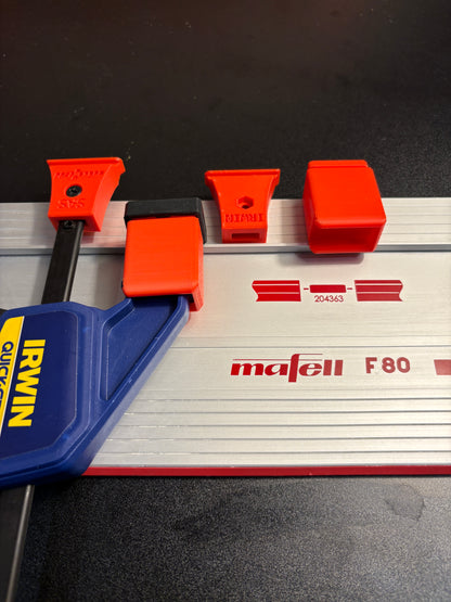 Irwin Quick Grip Clamp Adaptor to fit Mafell Guide Rail with Riser block- Works with the thinnest of materials - Pair 2x