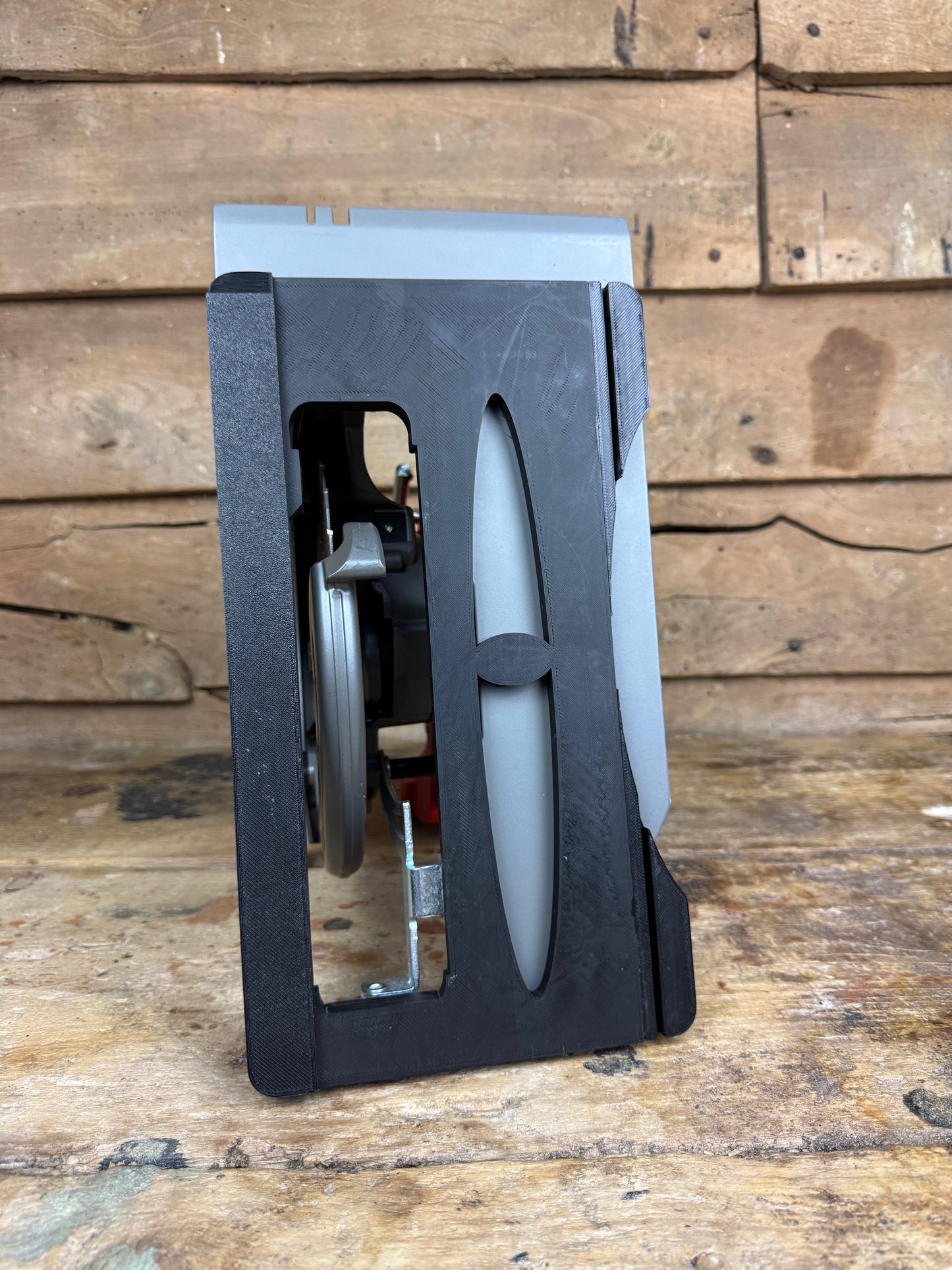 TOOLAX adaptor for Milwaukee M18 CCS66 Adaptor base / Skid plate for Circular Saw to fit Bosch Guide rail