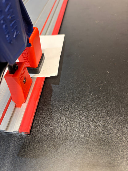 Irwin Quick Grip Clamp Adaptor to fit Mafell Guide Rail with Riser block- Works with the thinnest of materials - Pair 2x