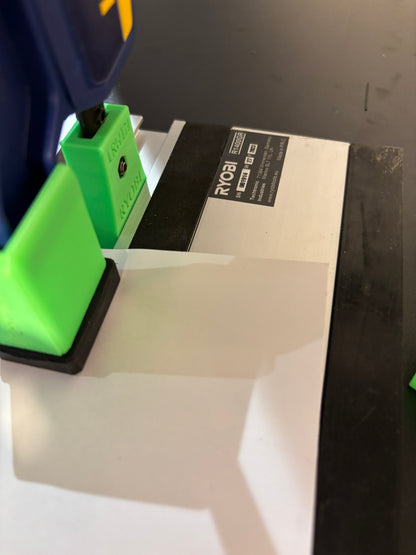 Irwin Quick Grip Clamp Adaptor to fit Ryobi Guide Rail with Riser block- Works with the thinnest of materials - Pair 2x